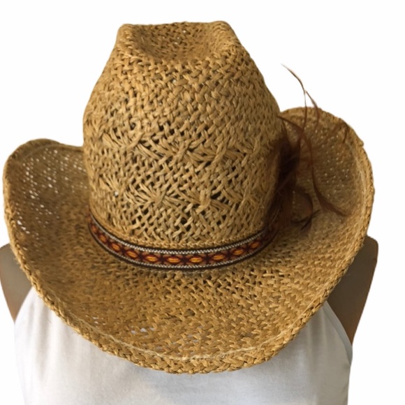 Botany 500 Other - BOTANY 500 Vintage Cowboy Hat Band Feather Unisex